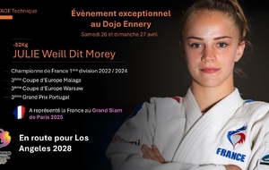 Julie Weil dit Morey au dojo 