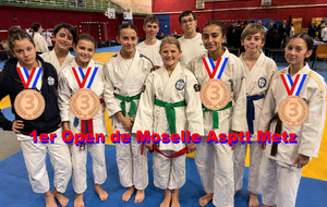 Premier Open de la saison : les minimes du Dojo Ennery 57 au rendez-vous !