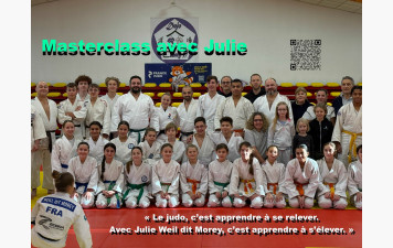 Une journée exceptionnelle au dojo : Julie Weil Dit Morey