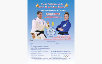 Quel week-end exceptionnel en perspective au dojo d’Ennery !