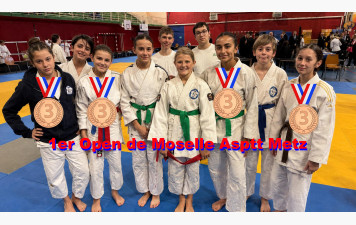 Premier Open de la saison : les minimes du Dojo Ennery 57 au rendez-vous !