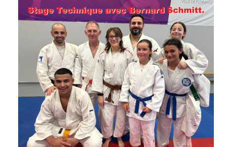 stage technique avec Bernard Schmitt