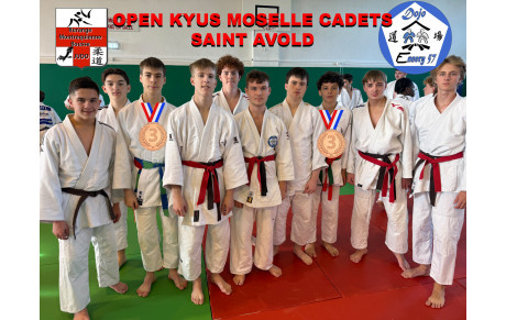 🥋 Open Kyus de Saint-Avold : un esprit d’équipe exemplaire !