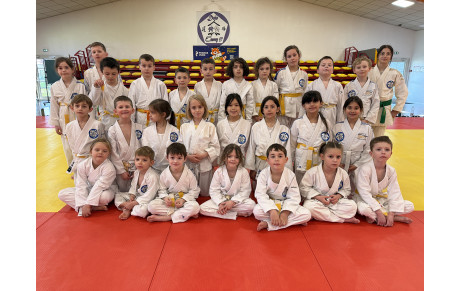 Stage mini-poussins / poussins : une belle réussite au dojo d’Ennery