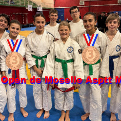 Premier Open de la saison : les minimes du Dojo Ennery 57 au rendez-vous !